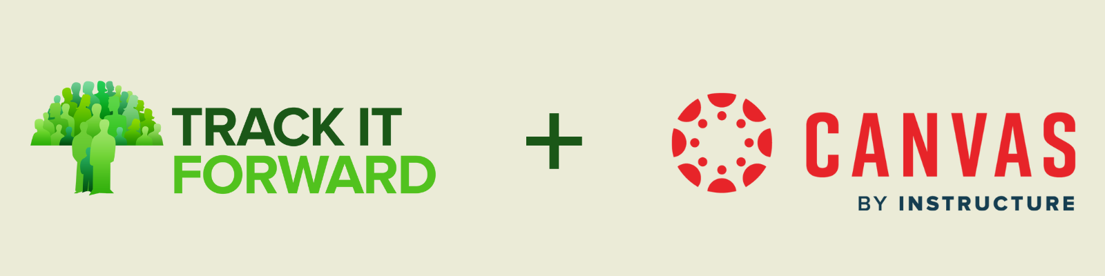 Track it Forward and Canvas LMS by Instructure Logos. Use the new Canvas LMS and Track it Forward integration to track verified student volunteer hours.
